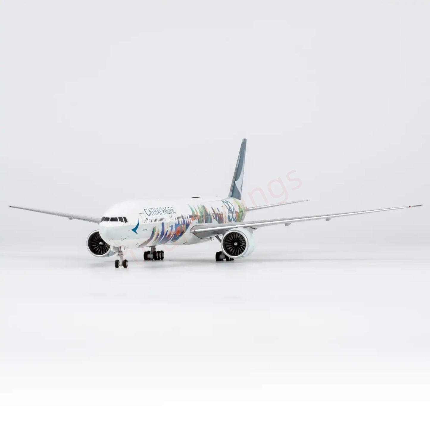 1:400 NG Models NG73110 Cathay Pacific B777-300ER B-KQU "80years" Aircraft Model+Free Tractor