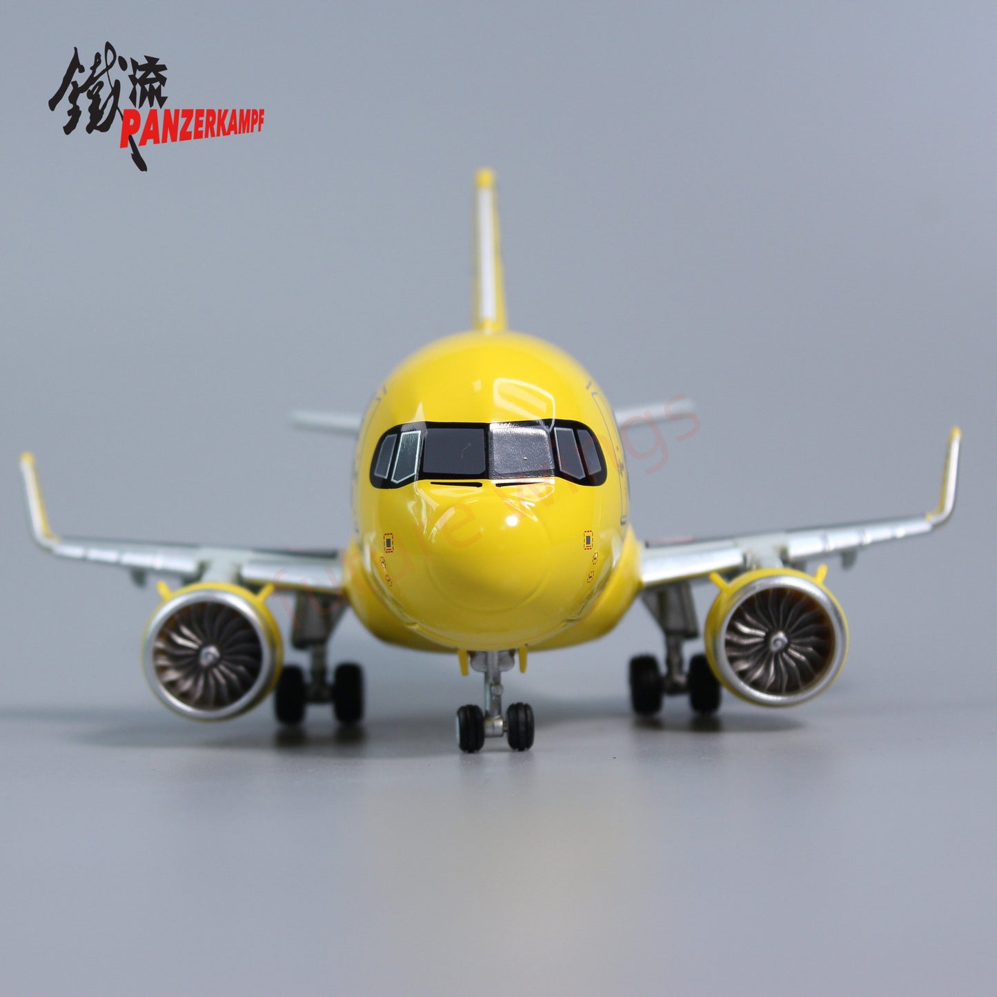 Panzerkampf Cute Series Q Models Diecast Q Airplane Models--Sprit Airlines A321neo