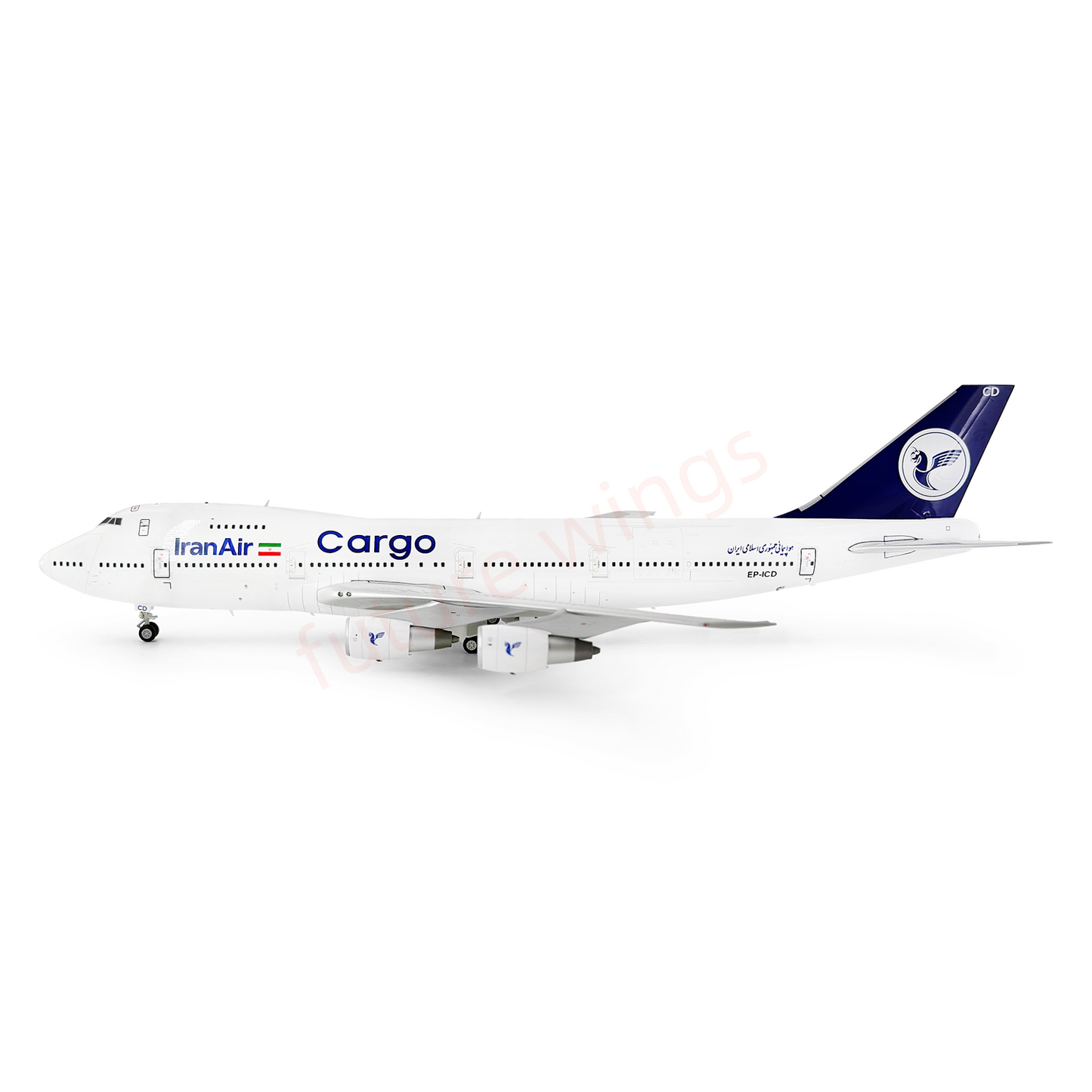1:200 SQ Wings Ir** Air Cargo B747-200F EP-ICD Diecast Aircraft Model