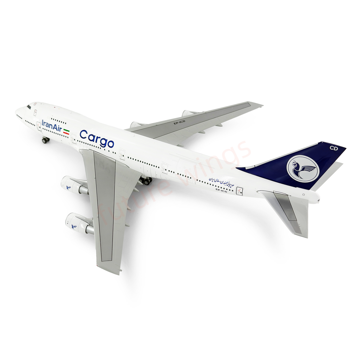 1:200 SQ Wings Ir** Air Cargo B747-200F EP-ICD Diecast Aircraft Model