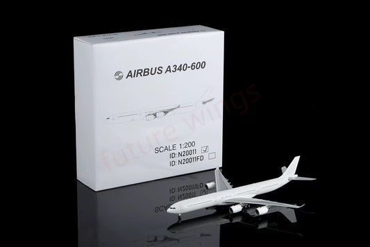 1:200 SQ Wings A340-600 Blank Aircraft Model With Stand