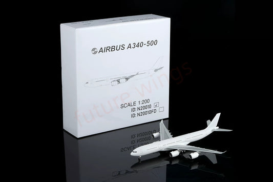1:200 SQ Wings A340-500 Blank Aircraft Model With Stand