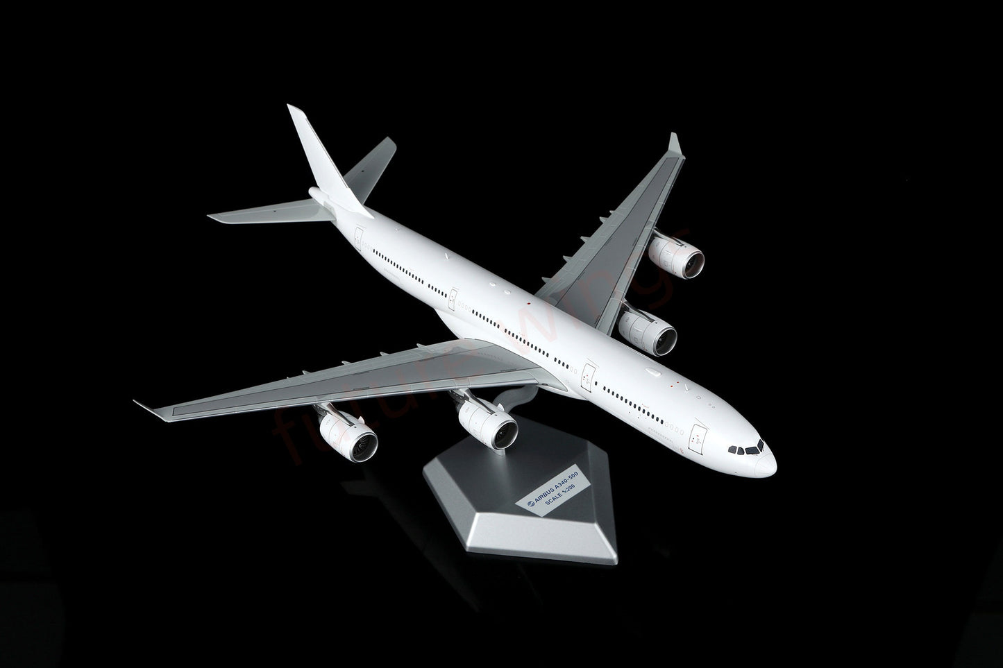 1:200 SQ Wings A340-500 Blank Aircraft Model With Stand