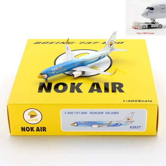 1:400 PandaModel NOK Air B737-800 HS-DBD Aircraft Model+Free Tractor