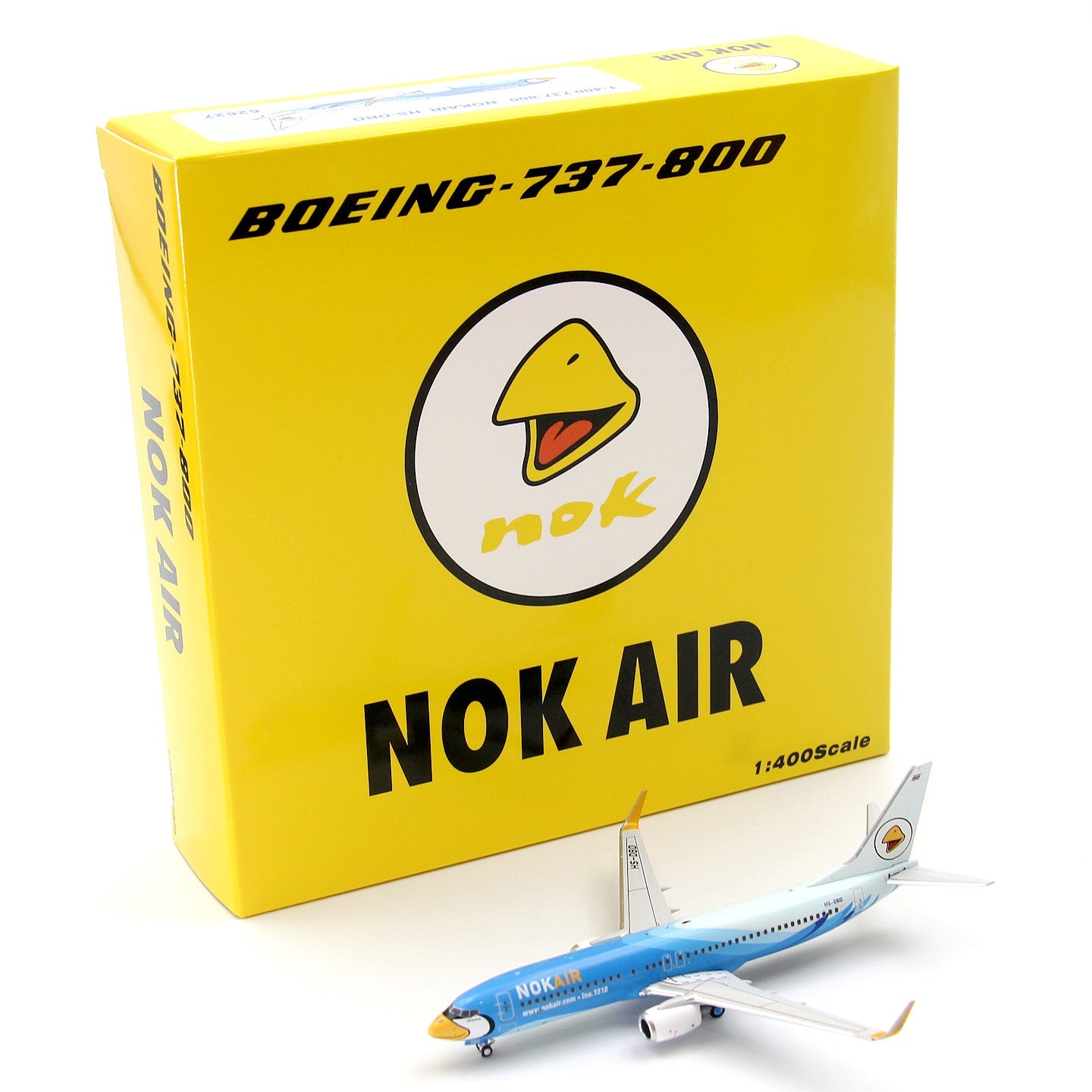 1:400 PandaModel NOK Air B737-800 HS-DBD Aircraft Model+Free Tractor