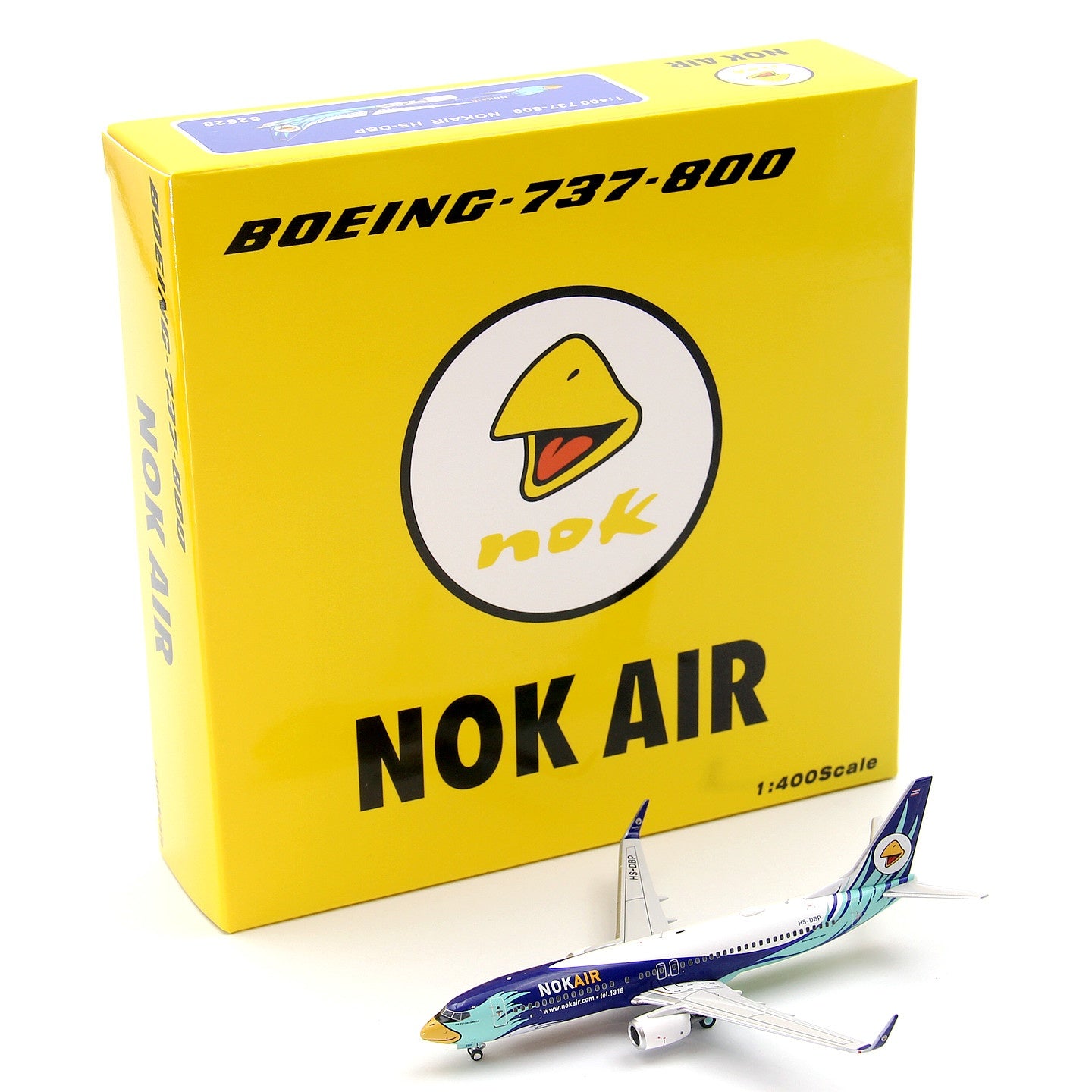 1:400 PandaModel NOK Air B737-800 HS-DBP Aircraft Model+Free Tractor