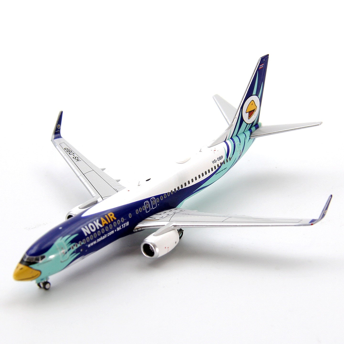 1:400 PandaModel NOK Air B737-800 HS-DBP Aircraft Model+Free Tractor