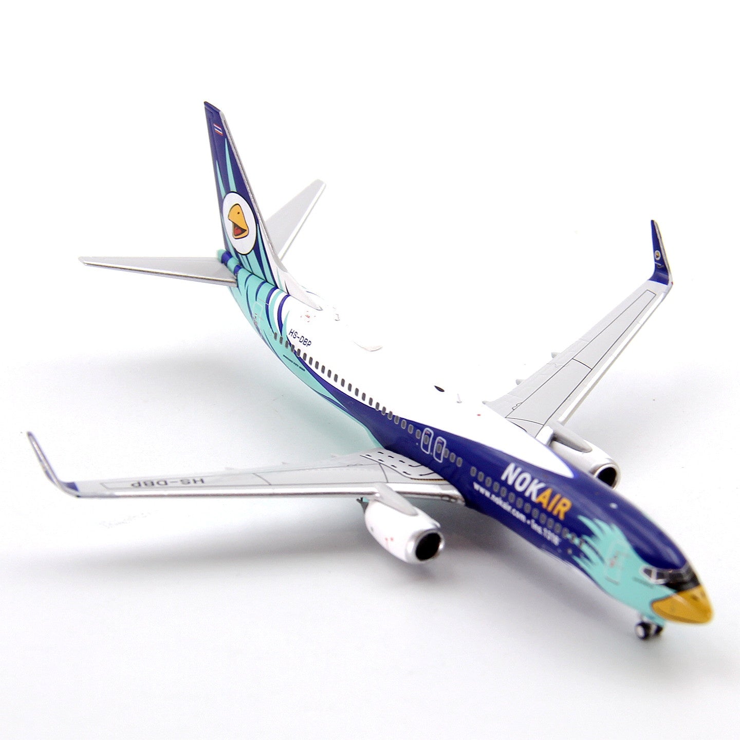1:400 PandaModel NOK Air B737-800 HS-DBP Aircraft Model+Free Tractor