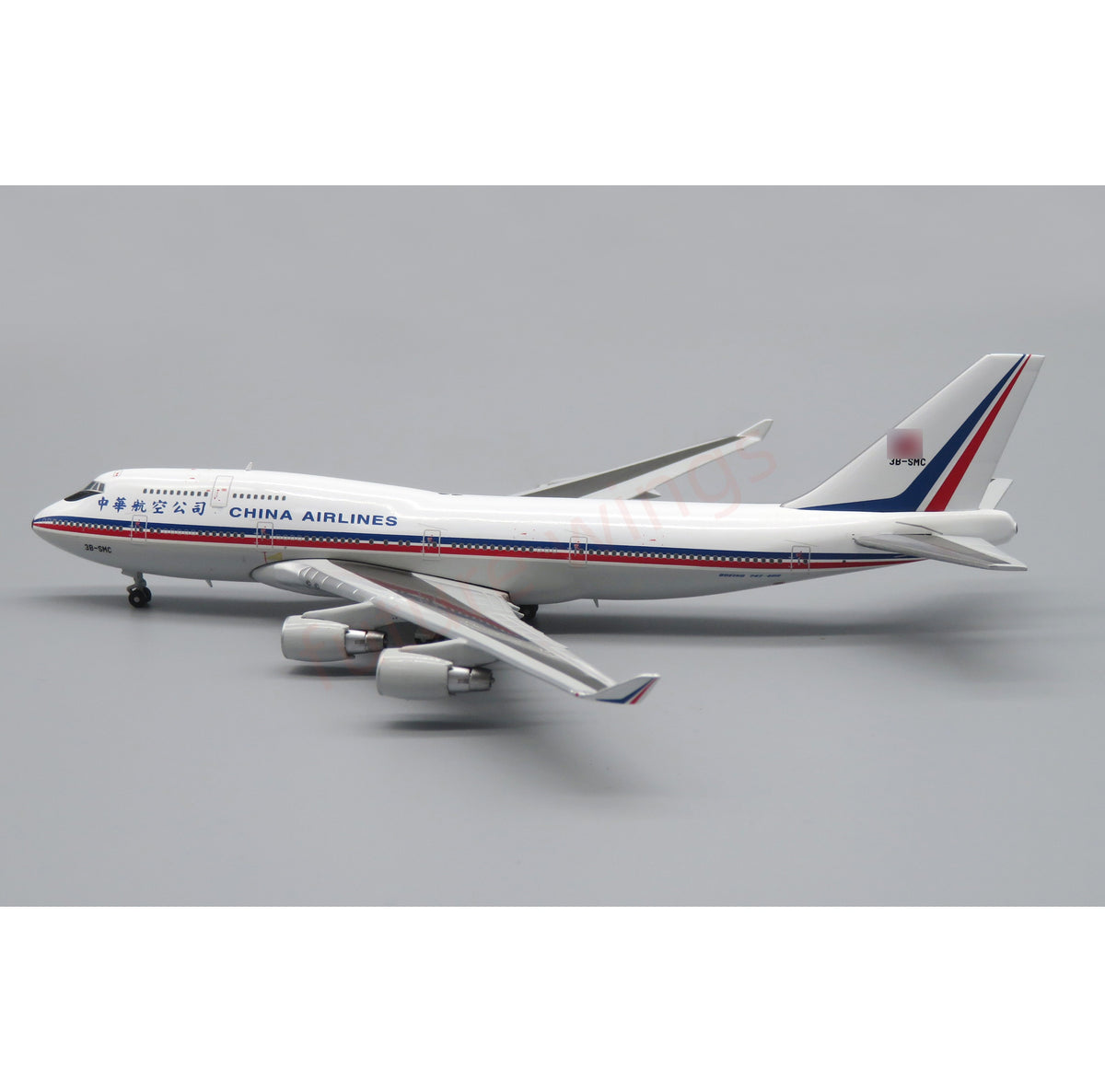 1:400 Apollo China Airlines B747-400 B-1866 Aircraft Model+Free Tractor