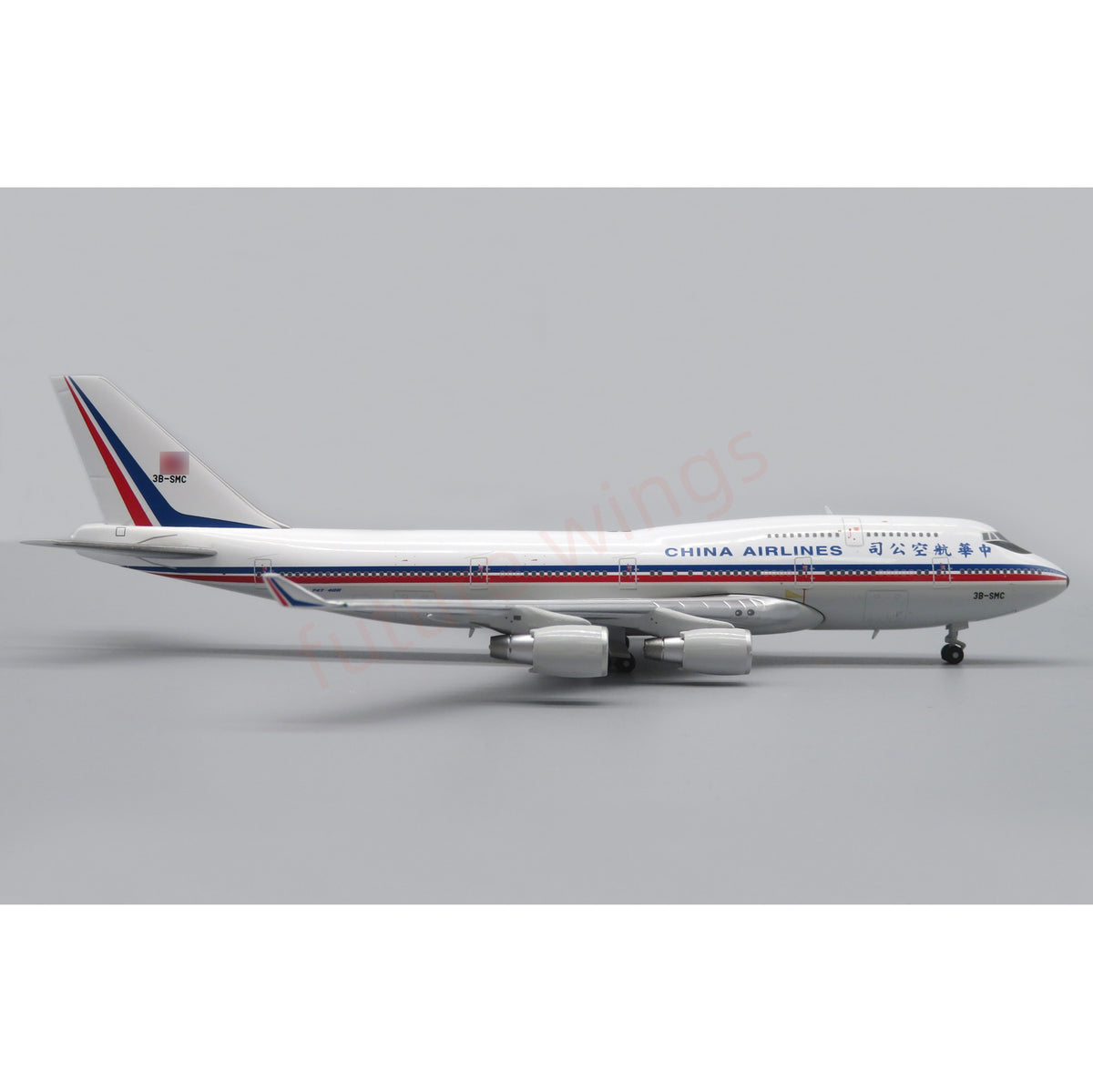 1:400 Apollo China Airlines B747-400 B-1866 Aircraft Model+Free Tractor