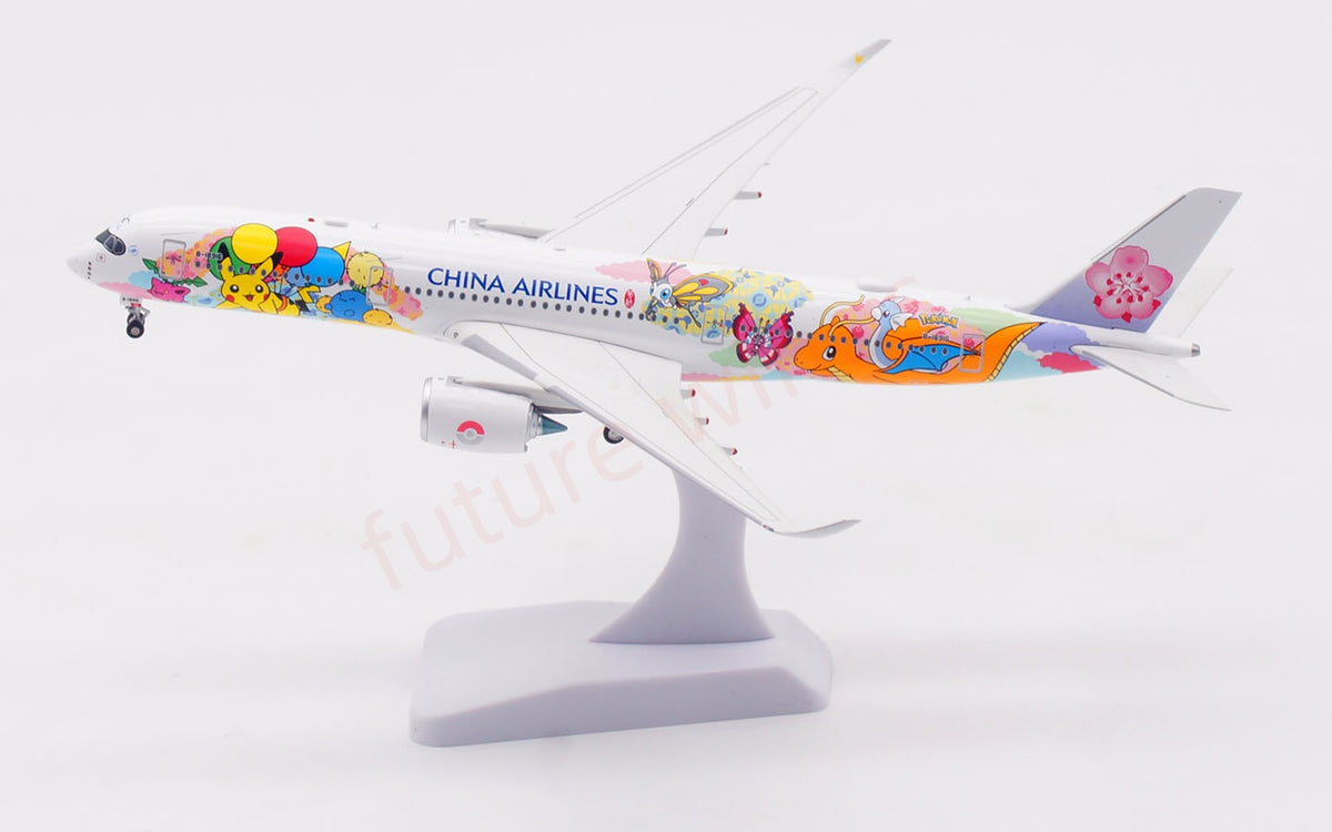 1:400 Aviation400 China Airlines A350-900 B-18916 Aircraft Model +Free Tractor and Stand