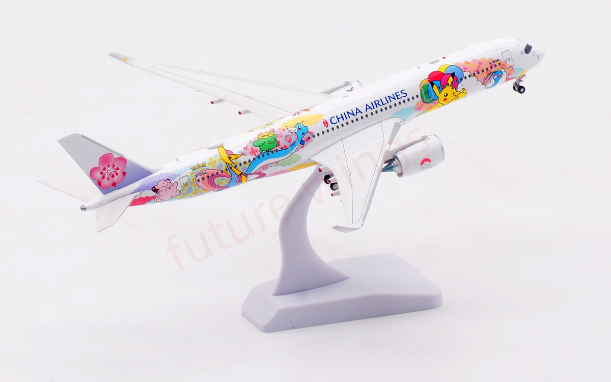 1:400 Aviation400 China Airlines A350-900 B-18916 Aircraft Model +Free Tractor and Stand