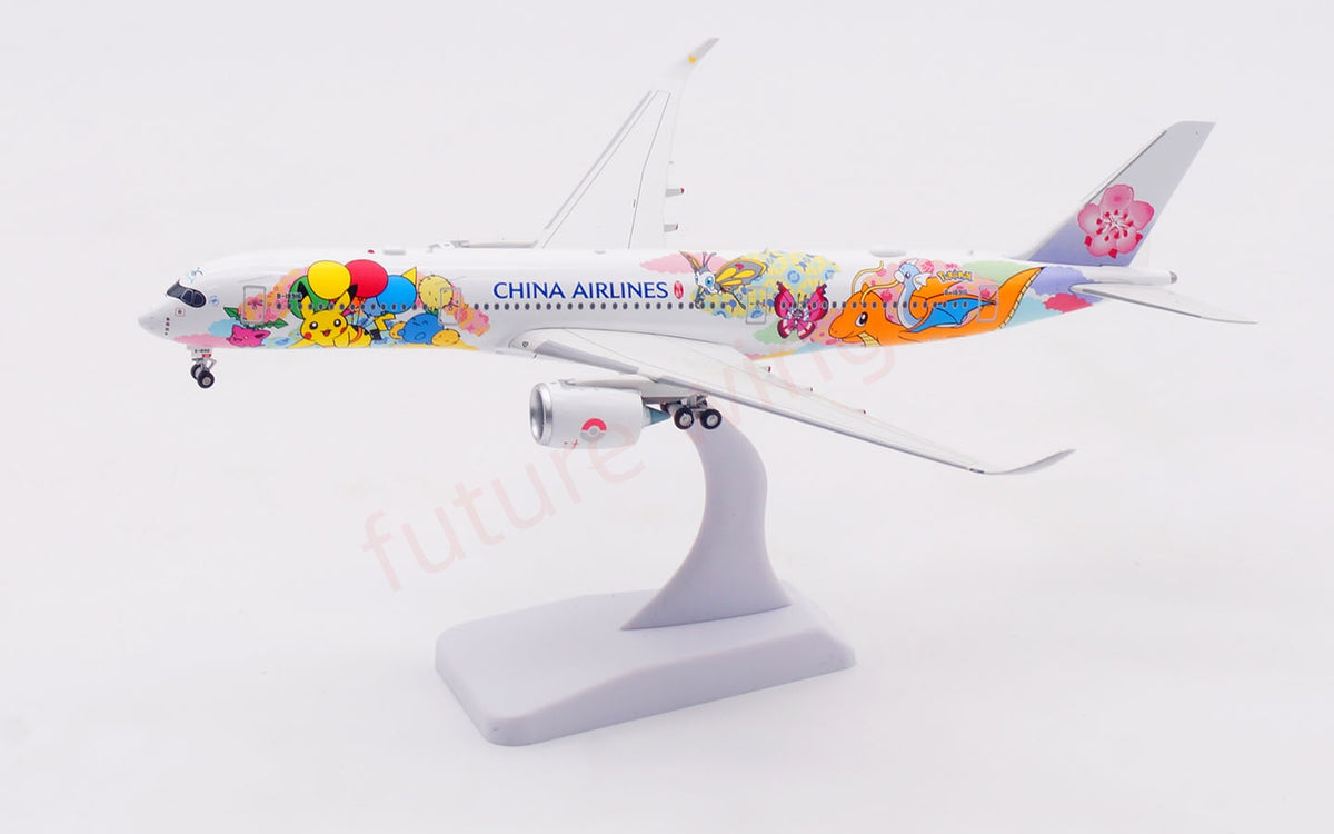 1:400 Aviation400 China Airlines A350-900 B-18916 Aircraft Model +Free Tractor and Stand