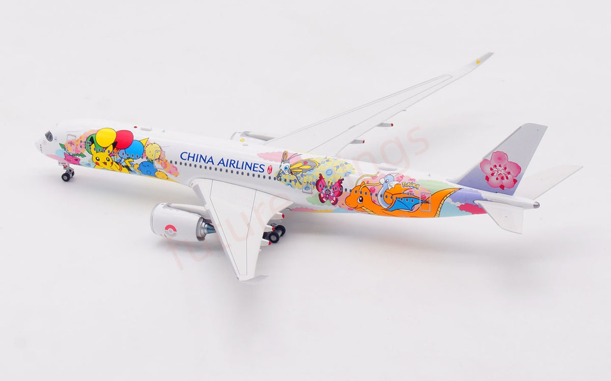 1:400 Aviation400 China Airlines A350-900 B-18916 Aircraft Model +Free Tractor and Stand