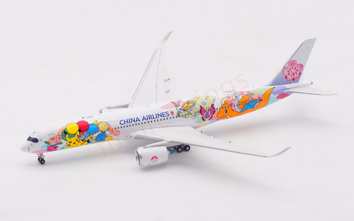 1:400 Aviation400 China Airlines A350-900 B-18916 Aircraft Model +Free Tractor and Stand