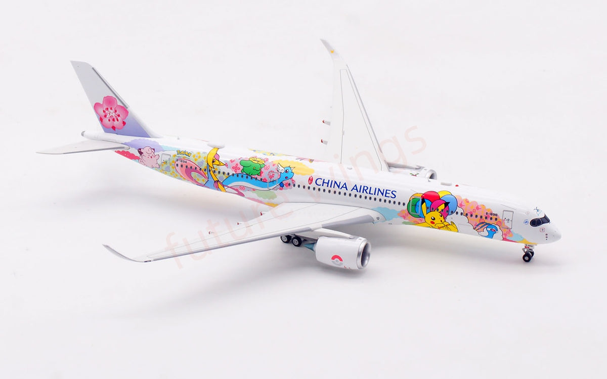 1:400 Aviation400 China Airlines A350-900 B-18916 Aircraft Model +Free Tractor and Stand