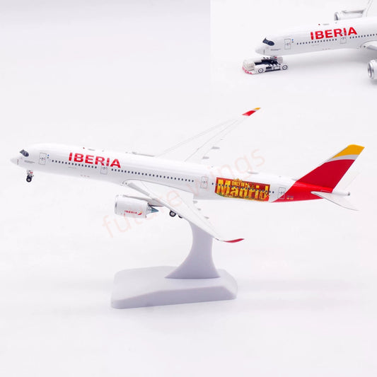 1:400 Aviation400 Iberia A350-900 EC-NIG Aircraft Model+Free Tractor and Stand