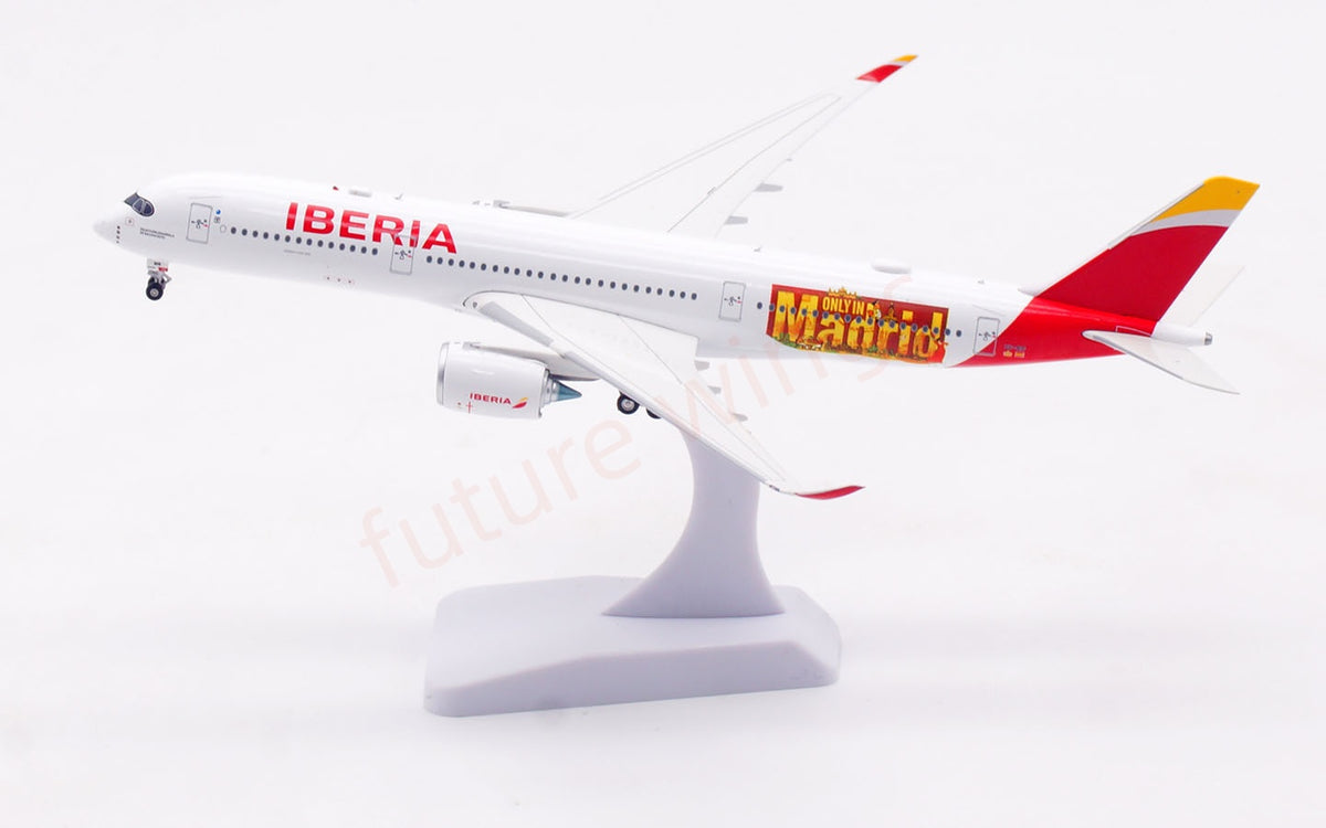 1:400 Aviation400 Iberia A350-900 EC-NIG Aircraft Model+Free Tractor and Stand