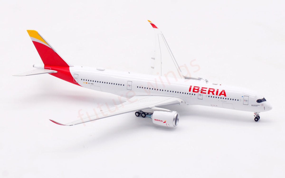 1:400 Aviation400 Iberia A350-900 EC-NIG Aircraft Model+Free Tractor and Stand