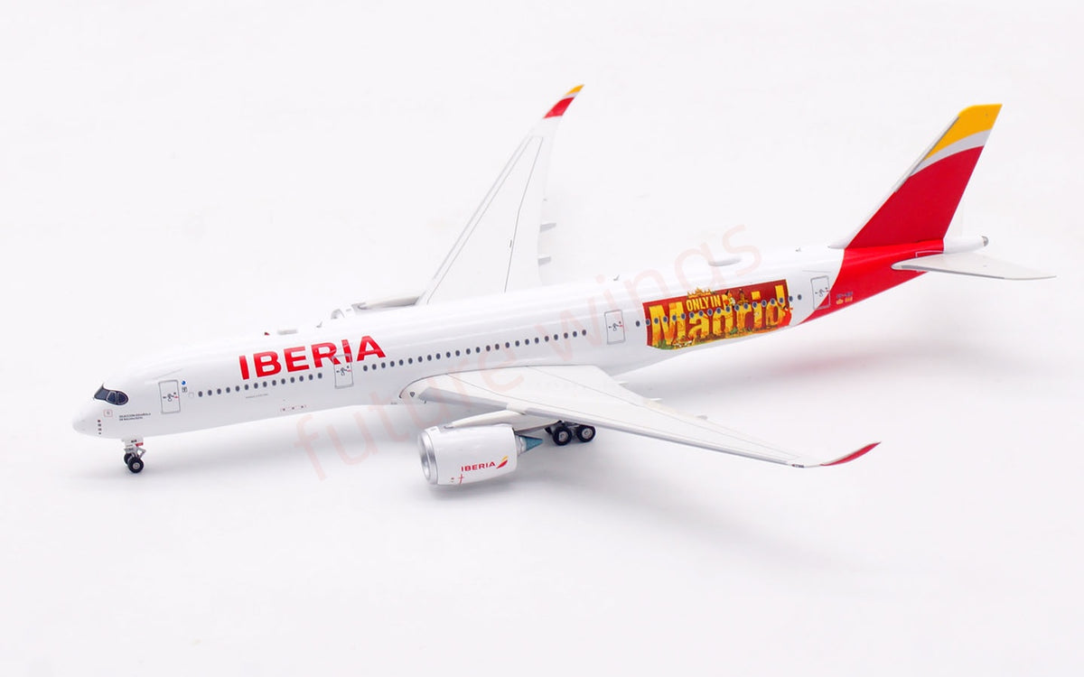 1:400 Aviation400 Iberia A350-900 EC-NIG Aircraft Model+Free Tractor and Stand