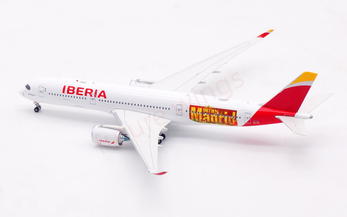 1:400 Aviation400 Iberia A350-900 EC-NIG Aircraft Model+Free Tractor and Stand