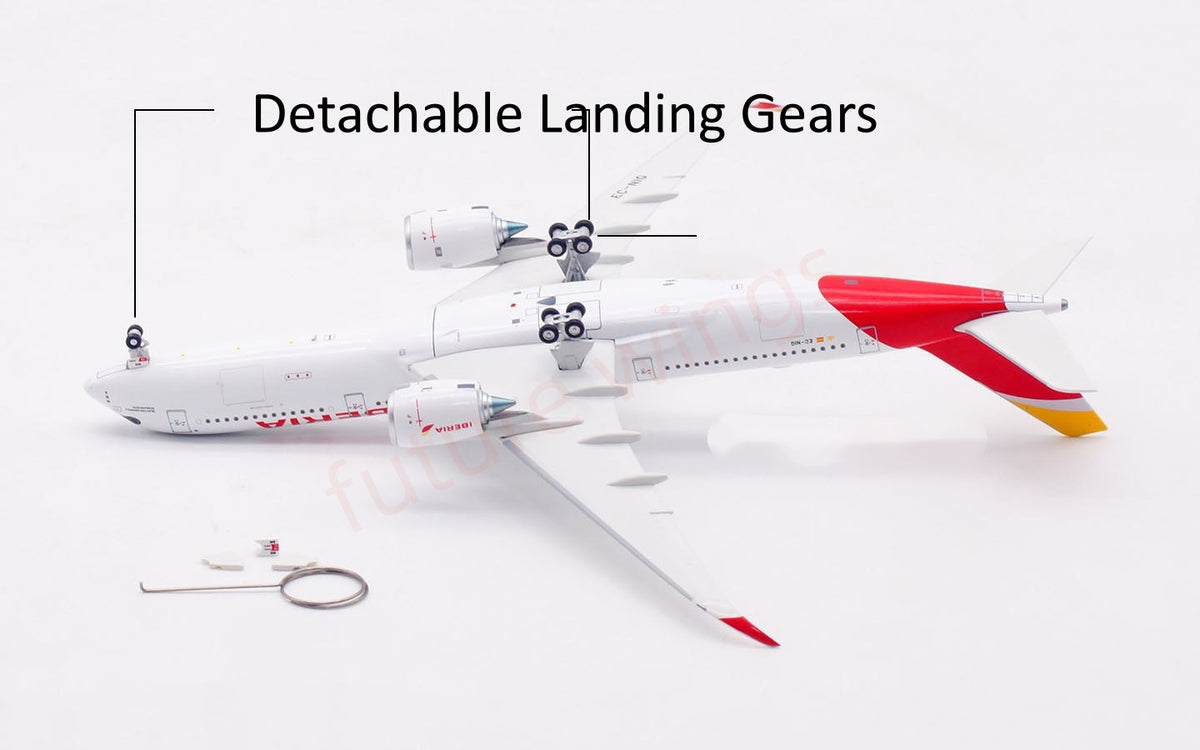 1:400 Aviation400 Iberia A350-900 EC-NIG Aircraft Model+Free Tractor and Stand