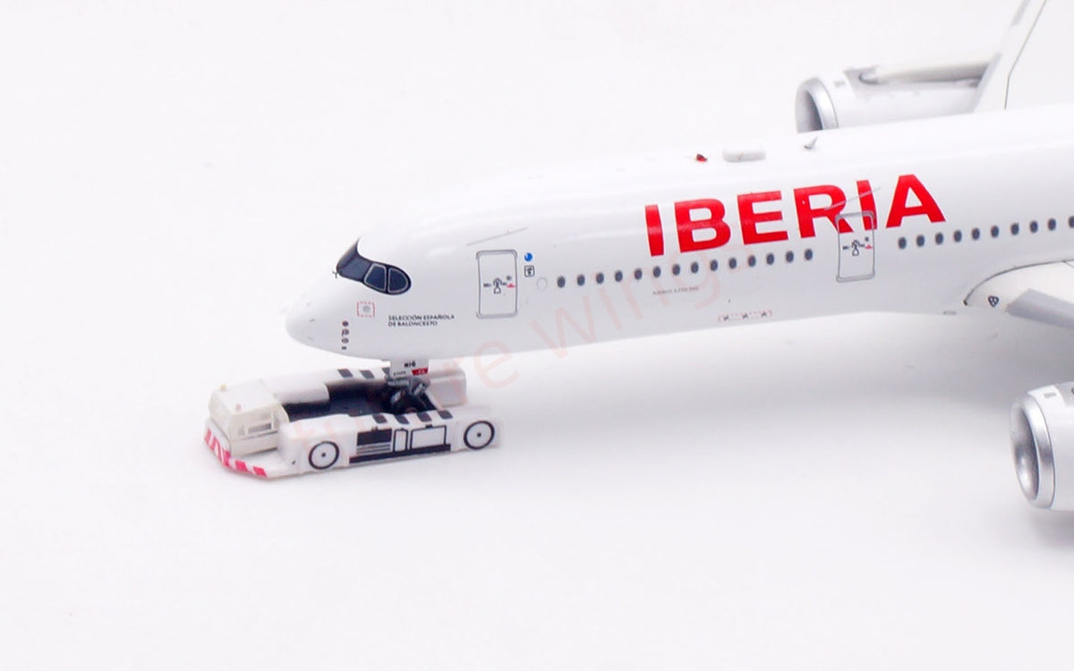 1:400 Aviation400 Iberia A350-900 EC-NIG Aircraft Model+Free Tractor and Stand