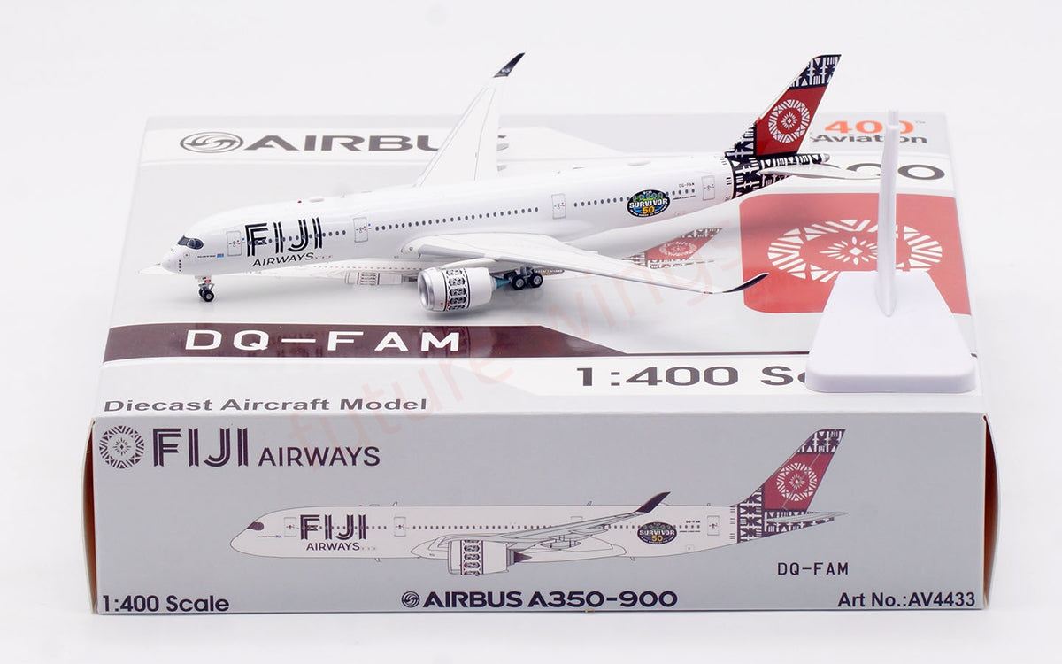 1:400 Aviation400 Fuji Airways A350-900 DQ-FAM Aircraft Model+Free Tractor and Stand