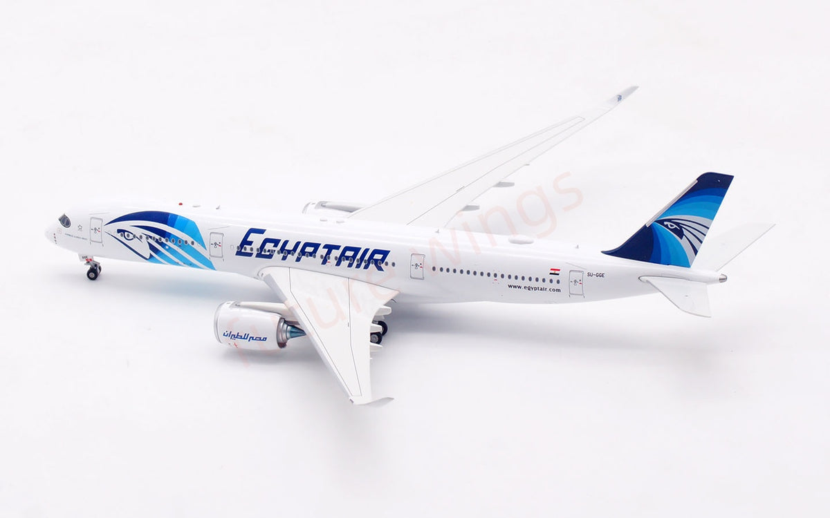 1:400 Aviation400 Egypt Air A350-900 SU-GGE Aircraft Model+Free Tractor and Stand