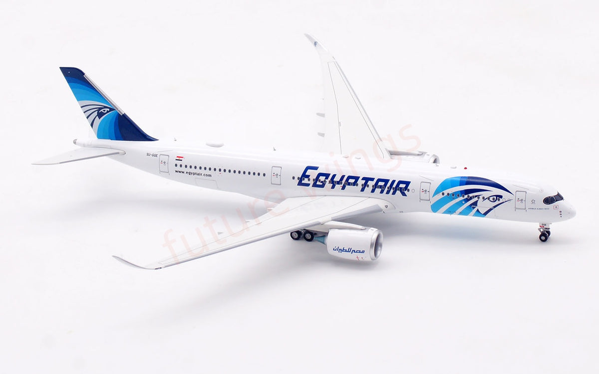 1:400 Aviation400 Egypt Air A350-900 SU-GGE Aircraft Model+Free Tractor and Stand