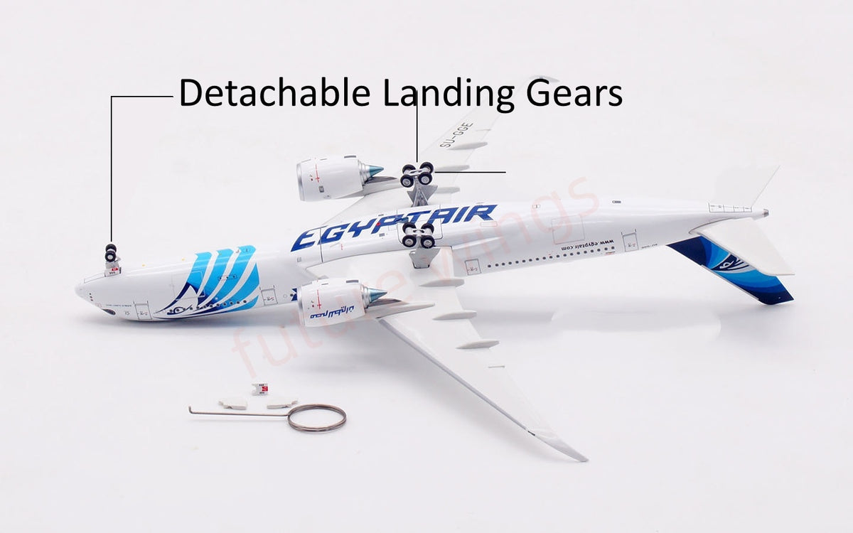 1:400 Aviation400 Egypt Air A350-900 SU-GGE Aircraft Model+Free Tractor and Stand