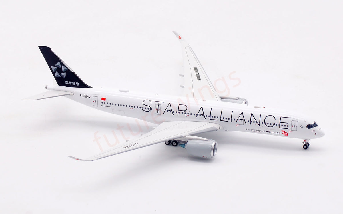 1:400 Aviation400 Air China A350-900 B-308M Aircraft Model+Free Tractor and Stand