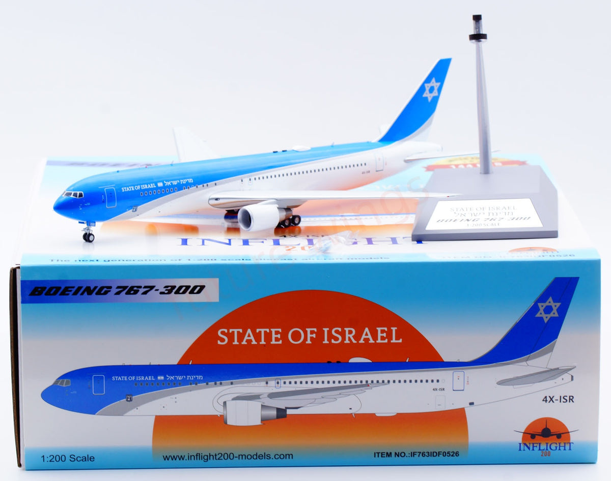 1:200 InFlight200 Israeli Air Force B767-300ER 4X-ISR Diecast Aircraft Model