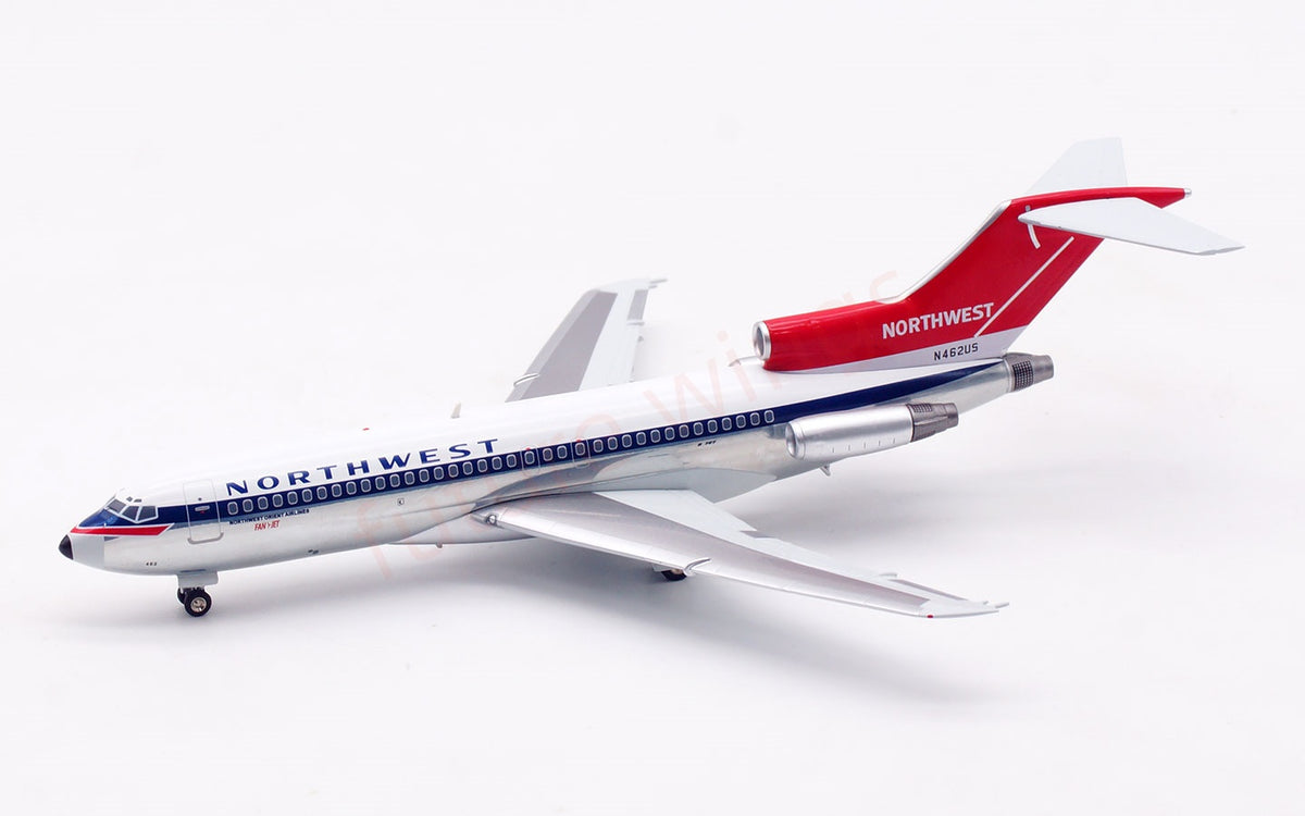 1:200 B-Models(InFlight200) Northwest Airlines B727-100 N462US Diecast Aircraft Model