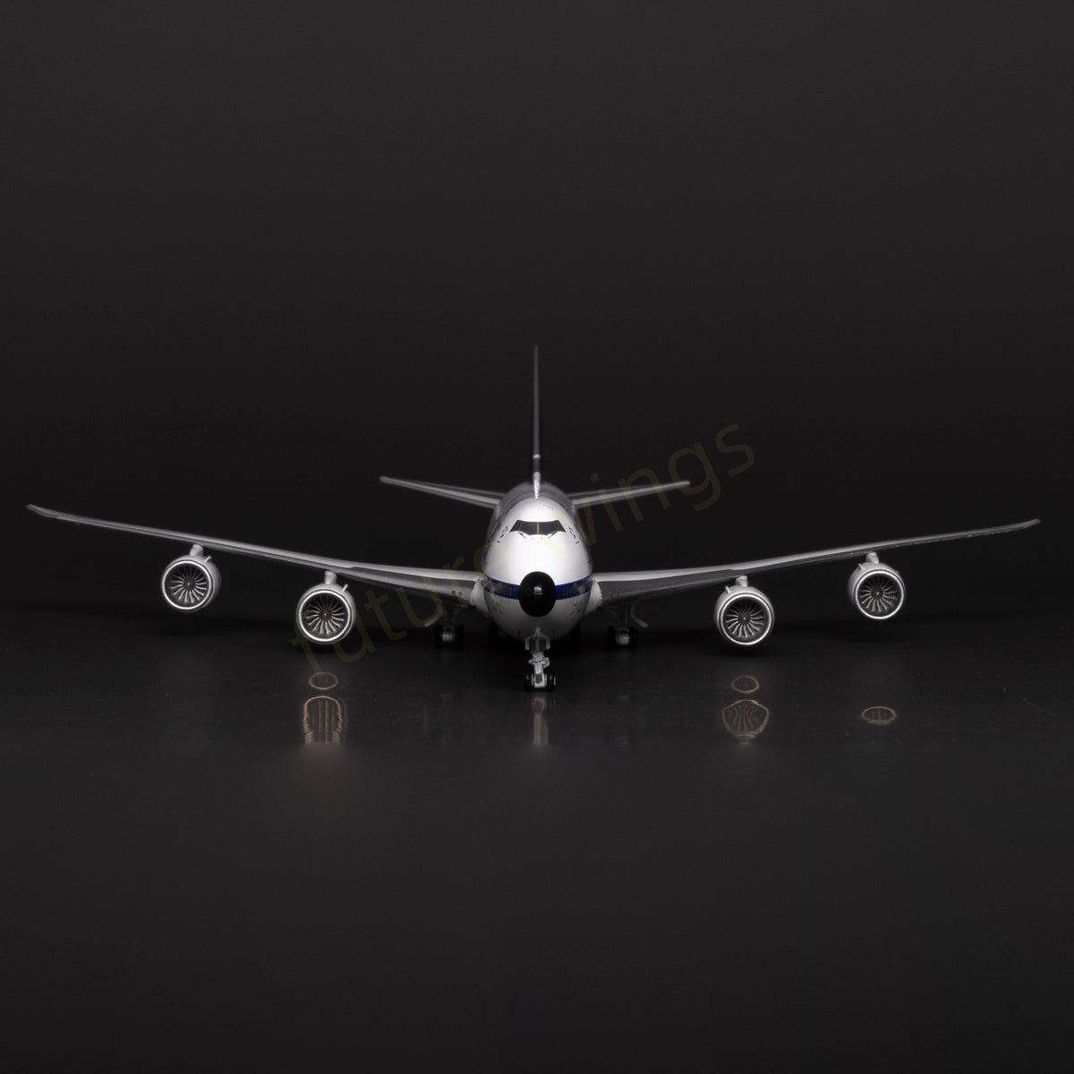 1:400 YY Wings Lufthansa Airlines B747-8 D-ABYT Aircraft Model+Free Tractor