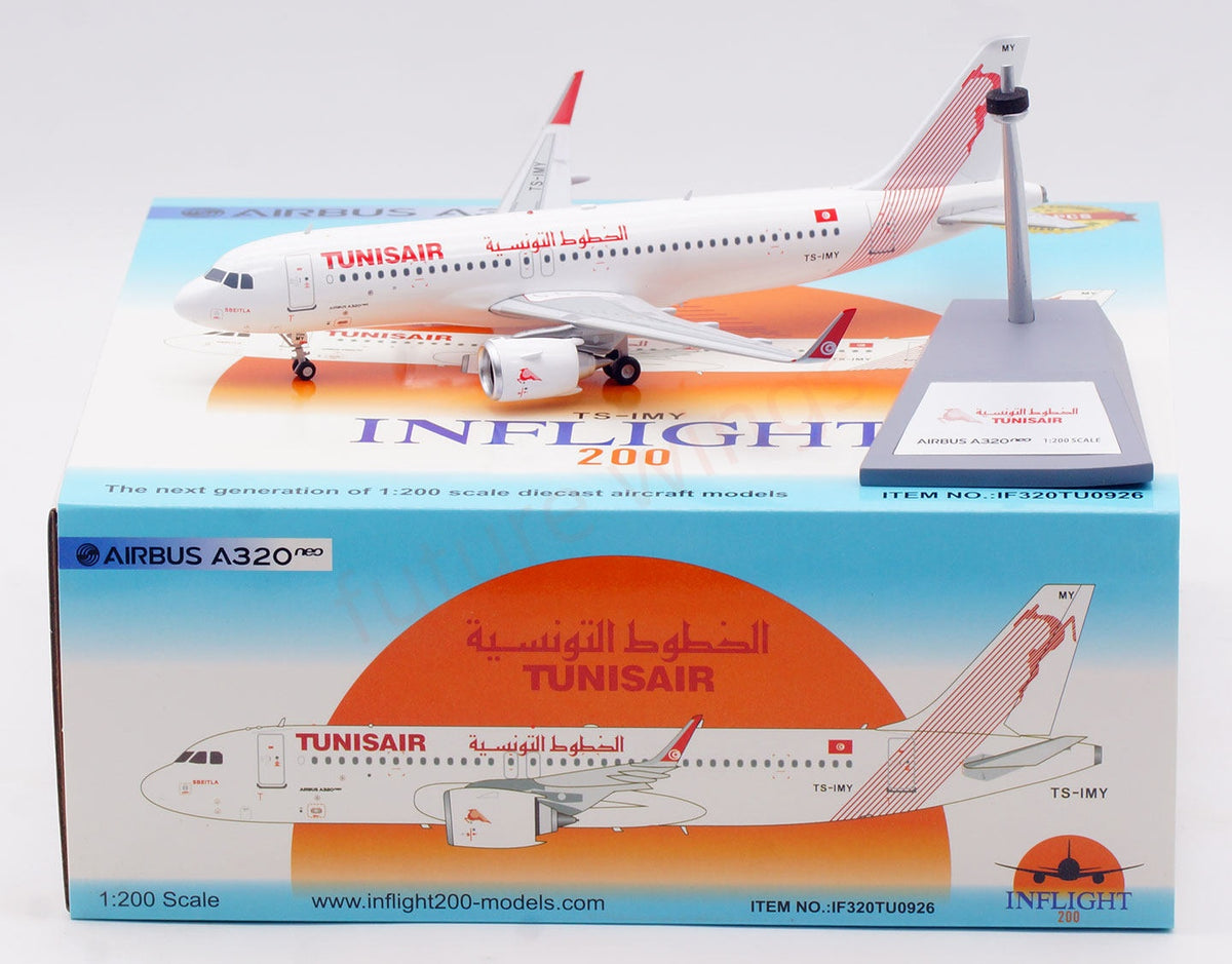 1:200 InFlight200 TuniAir A320NEO TS-IMY Diecast Aircraft Model