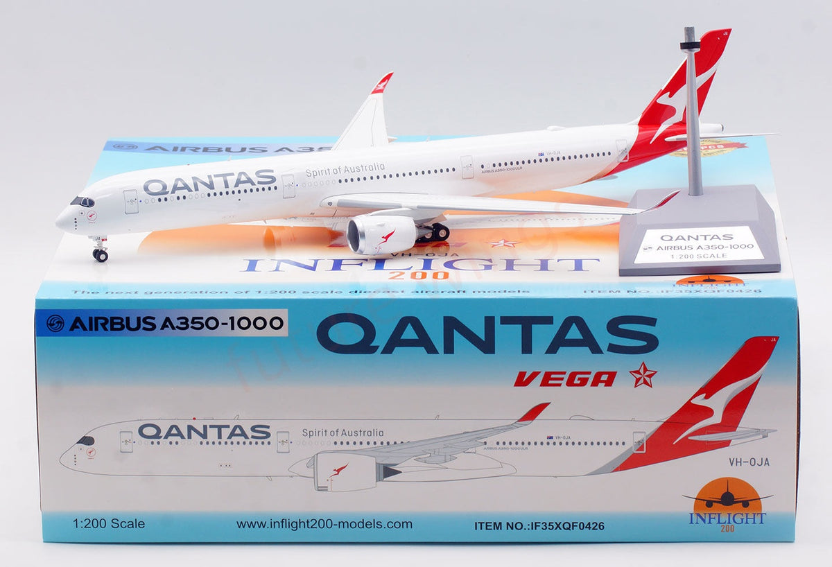 1:200 InFlight200 Qantas Airways A350-1000 VH-OJA Diecast Aircraft Model