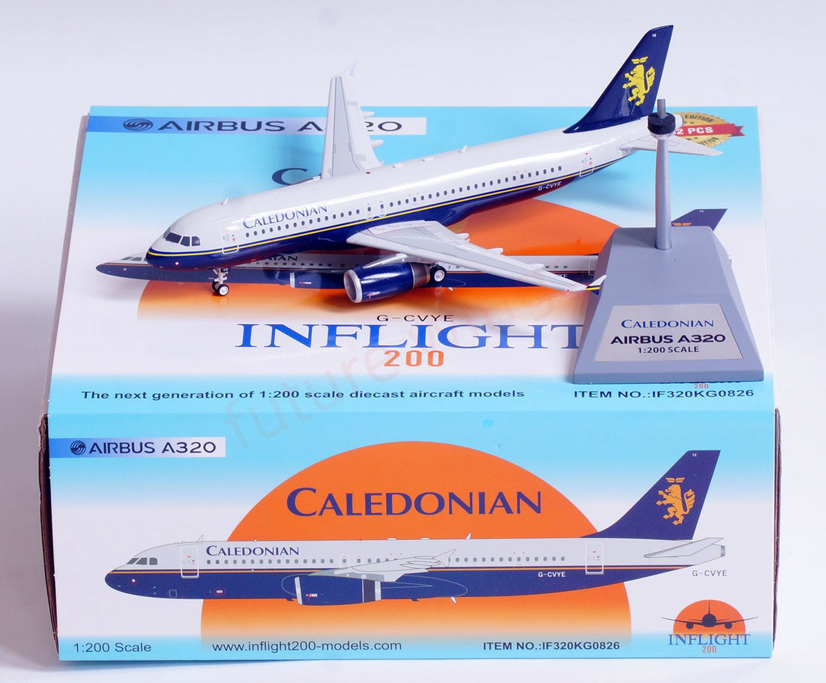 1:200 InFlight200 Caledonian A320 G-CVYE Diecast Aircraft Model