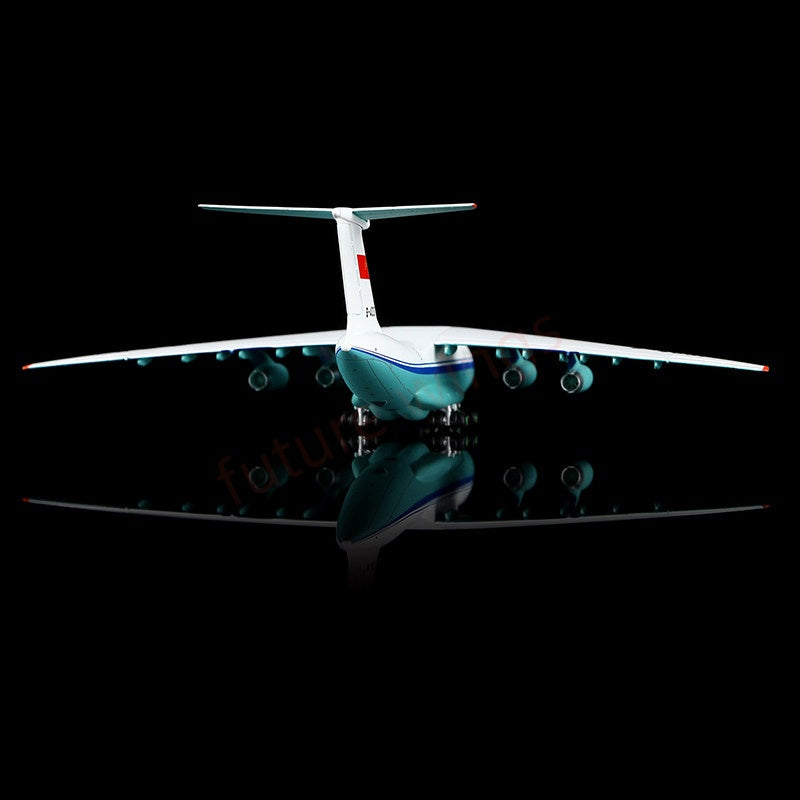 1:400 YY Wings China United Airlines IL-76MD B-4031 B-4032 Aircraft Model+Free Tractor