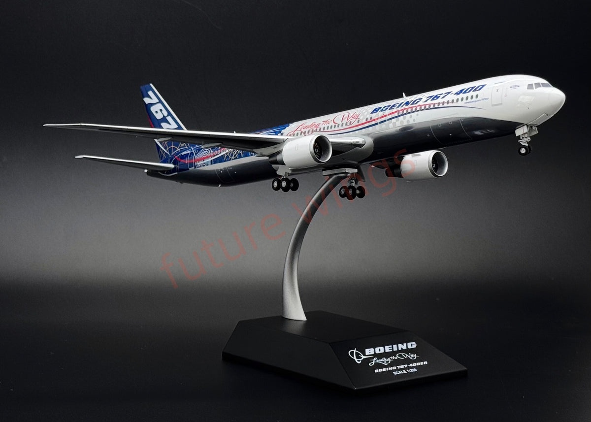 1:200 KJ Models(JC Wings)  Boeing House Color B767-400 N76400 Diecast Aircraft Model