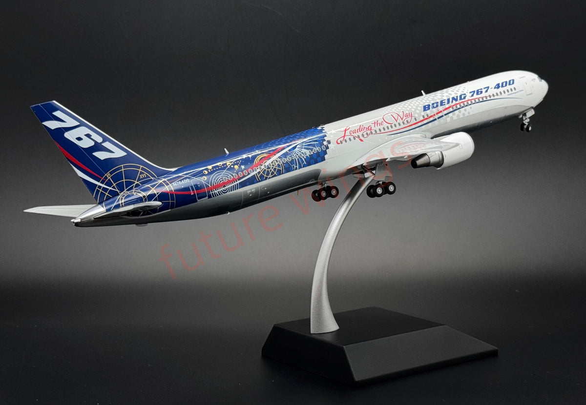 1:200 KJ Models(JC Wings)  Boeing House Color B767-400 N76400 Diecast Aircraft Model