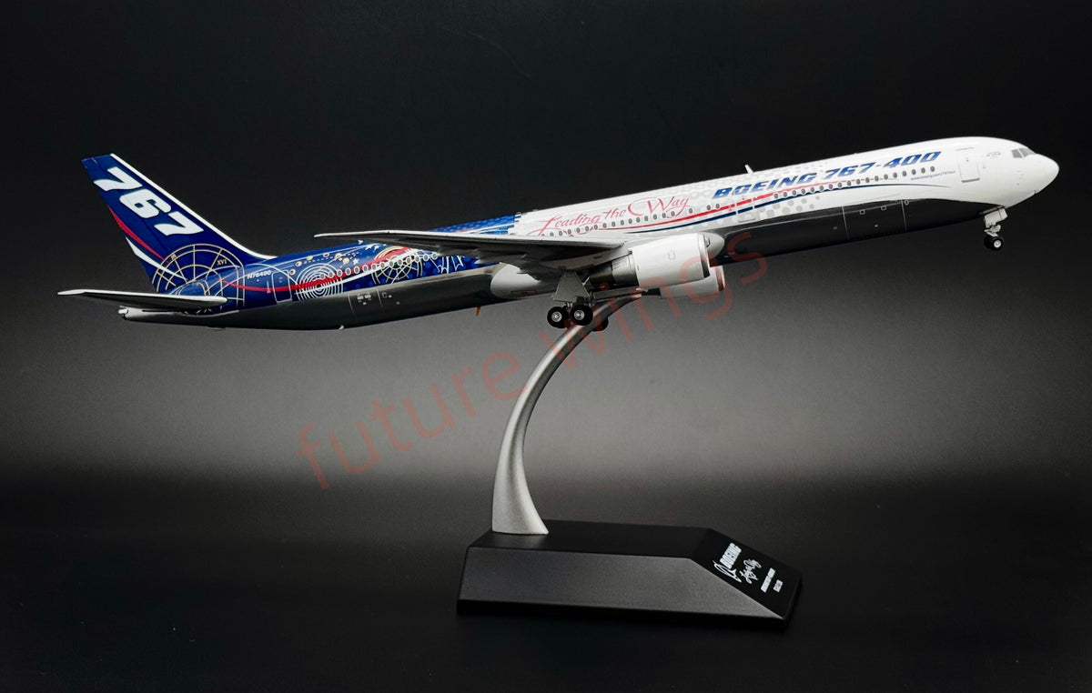 1:200 KJ Models(JC Wings)  Boeing House Color B767-400 N76400 Diecast Aircraft Model