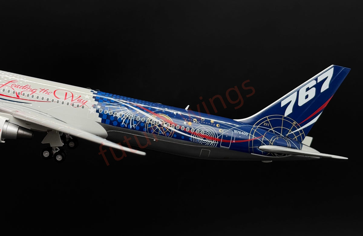 1:200 KJ Models(JC Wings)  Boeing House Color B767-400 N76400 Diecast Aircraft Model