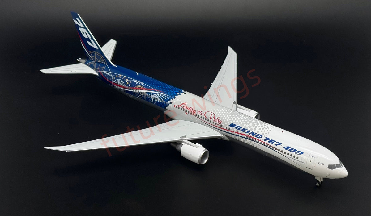 1:200 KJ Models(JC Wings)  Boeing House Color B767-400 N76400 Diecast Aircraft Model
