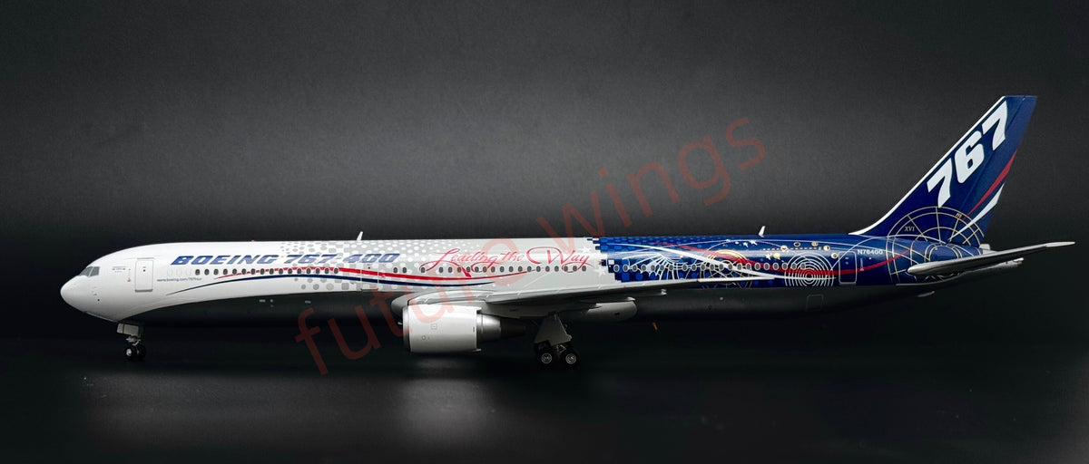 1:200 KJ Models(JC Wings)  Boeing House Color B767-400 N76400 Diecast Aircraft Model