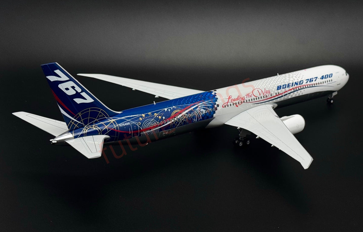 1:200 KJ Models(JC Wings)  Boeing House Color B767-400 N76400 Diecast Aircraft Model