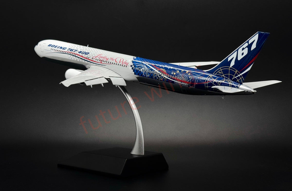 1:200 KJ Models(JC Wings)  Boeing House Color B767-400 N76400 Diecast Aircraft Model