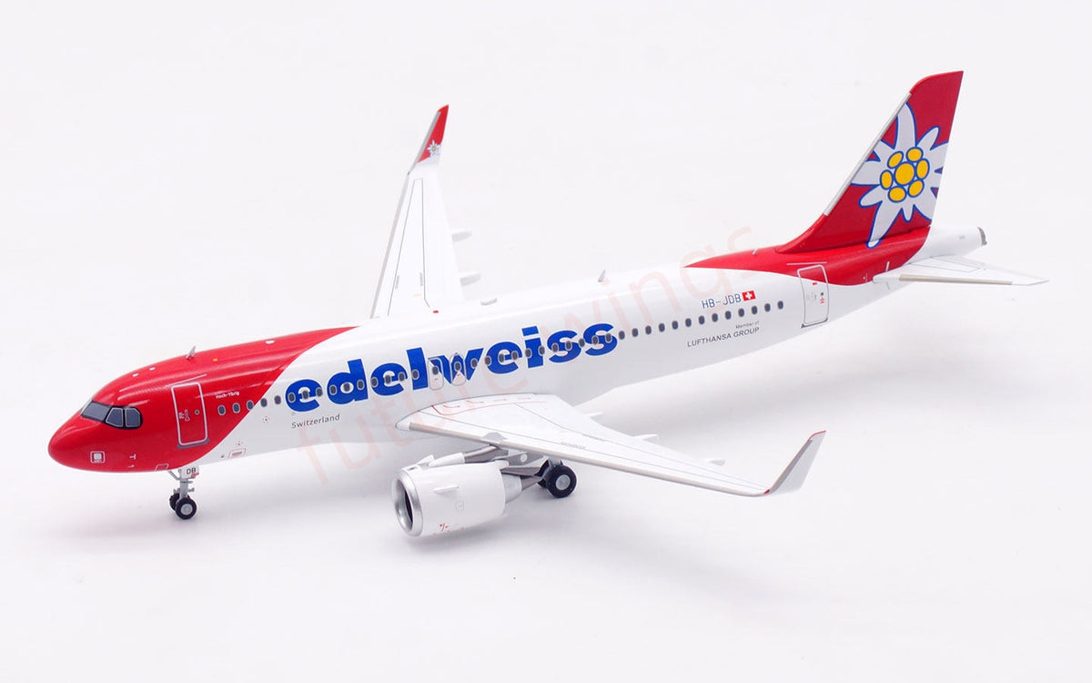 1:200 InFlight200 Edelweiss Air A320 HB-JDB Diecast Aircraft Model
