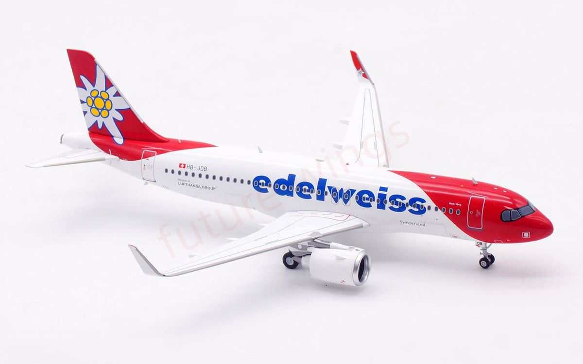 1:200 InFlight200 Edelweiss Air A320 HB-JDB Diecast Aircraft Model