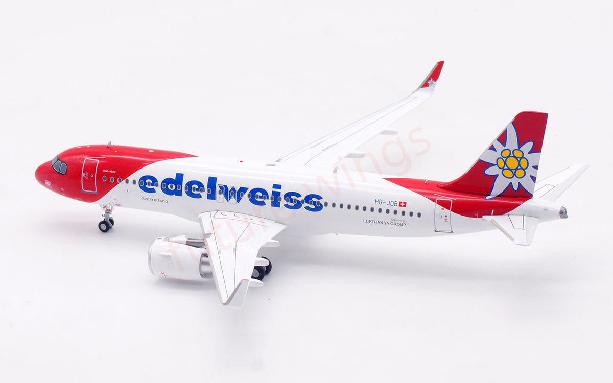 1:200 InFlight200 Edelweiss Air A320 HB-JDB Diecast Aircraft Model